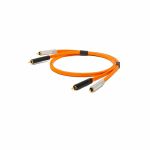 NEO d+ RCA Class A DUO Audio Cables (orange/pair/1m)