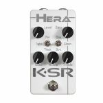KSR HERA Transparent Boost & 3-Band EQ Effects Pedal (white)