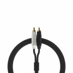 DJ Tech Tools 2x RCA Plugs To 2x RCA Plugs Chroma Cable MK2 (black, 2m)