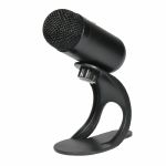 QTX Mini Desktop USB Condenser Microphone (black)