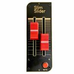 myVolts Slim Slider Twin Channel Minijack Passive Slide Controller With Mute Button (black)