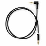 myVolts Candycords 3.5mm Straight Mini Jack To 3.5mm Angled Mini Jack Cable (single/70cm/liquorice black)