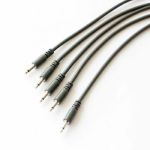 Bocuma Nudols 3.5mm Mono Minijack Patch Cables (grey/2x30cm/2x60cm/1x90cm)
