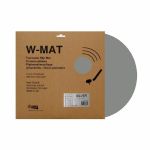 Winyl 12" W-Mat Acrylic Hi-Fi Turntable Platter Mat (silver, glossy surface)