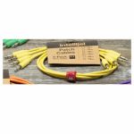 Intellijel 45cm Mono 3.5mm Synth Module Patch Cables (yellow, pack of 4)