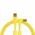 DJ Tech Tools Right-Angled USB-A To USB-B Chroma Cable (yellow, 1.5m)