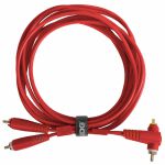 UDG Straight Dual RCA Male To Angled Dual RCA Male Ultimate Audio Cable Set (red, 3.0m)