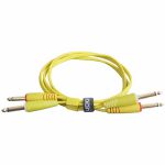 UDG Dual 1/4" Jack To Dual 1/4" Jack Ultimate Audio Cable Set (yellow, 3.0m)