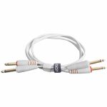 UDG Dual 1/4" Jack To Dual 1/4" Jack Ultimate Audio Cable Set (white, 3.0m)