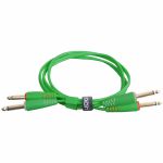 UDG Dual 1/4" Jack To Dual 1/4" Jack Ultimate Audio Cable Set (green, 3.0m)