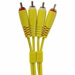 UDG Dual RCA (1/4") Male To Dual RCA (1/4") Male Ultimate Audio Cable Set (yellow, 3.0m)