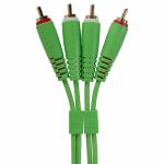 UDG Dual RCA (1/4") Male To Dual RCA (1/4") Male Ultimate Audio Cable Set (green, 3.0m)