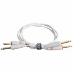 UDG Dual 1/4" Jack To Dual 1/4" Jack Ultimate Audio Cable Set (white, 1.5m)