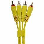UDG Dual RCA (1/4") Male To Dual RCA (1/4") Male Ultimate Audio Cable Set (yellow, 1.5m)