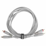 UDG Dual RCA (1/4") Male To Dual RCA (1/4") Male Ultimate Audio Cable Set (white, 1.5m)