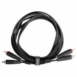 UDG Dual RCA (1/4") Male To Dual RCA (1/4") Male Ultimate Audio Cable Set (black, 1.5m)