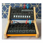 Synths & Wood Roland Aira Compact S-1/J-6/T-8/E-4 Dual Stand (oak veneer)