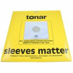 Tonar Plastipap 12" Vinyl Record Anti-Static Inner Sleeves (pack of 25) (B-STOCK)