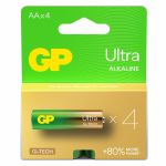 GP Ultra Alkaline AA Batteries (pack of 4)