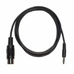 1010 Music Male 3.5mm TRS To Male 5 Pin DIN (Type B) MIDI Adapter Cable (1.42m)