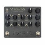 KSR VESTA 3-Channel 80s/90s Preamp Effects Pedal (black) (B-STOCK)