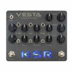 KSR VESTA 3-Channel 80s/90s Preamp Effects Pedal (black) (B-STOCK)