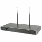 Chord NU2 Dual UHF Neckband & Lapel Wireless Microphone System (608.050MHz & 606.175MHz channel 38) (B-STOCK)