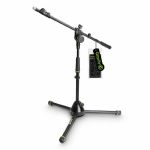 Gravity MS4222B Short Microphone Stand With Folding Tripod Base & 2 Point Adjustment Telescoping Boom (B-STOCK)