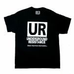 Underground Resistance Music That Never Surrenders T-Shirt (black, large)