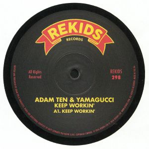 Adam TEN / YAMAGUCCI – Keep Workin' vinyl cover