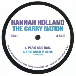 Hannah HOLLAND / THE CARRY NATION – Paris Acid Ball (reissue) vinyl cover