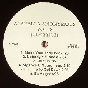 Acappella Anonymous Volume 8