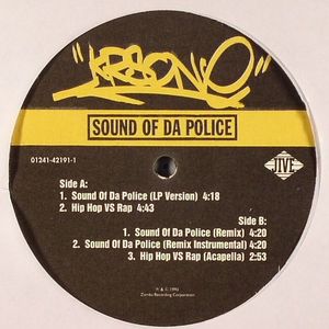 KRS ONE Sound Of Da Police Vinyl at Juno Records.