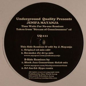 Time Waits For No One (remixes): From Stream Of Consciousness CD