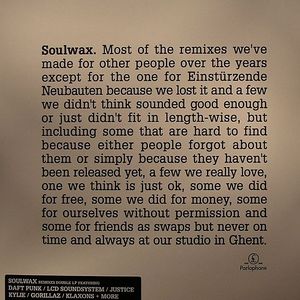 Remixes Double LP