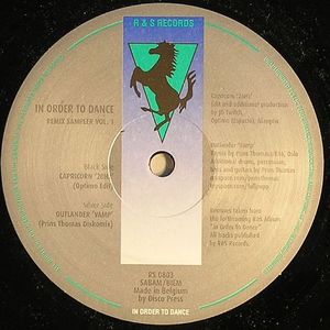 In Order To Dance Remix Sampler Vol 1