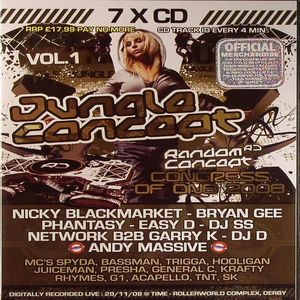 Jungle Concept: Congress Of DNB 2008 Vol 1 Live 29/11/08 @ Time Rollerworld Complex Derby