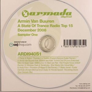 A State Of Trance Radio Top 15: December 2008 Sampler One