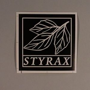 Styrax (black & white sticker) (free with any order)