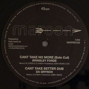 Cant Take No More