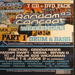 Global Energy Weekender 2010 Vol 22: Drum & Bass Part 1 Digitally Recorded Live 19th-20th March '10 @ Pontins Camber Sands