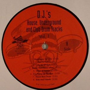 DJs House Underground & Club Drum Tracks Vol 1 (warehouse find)