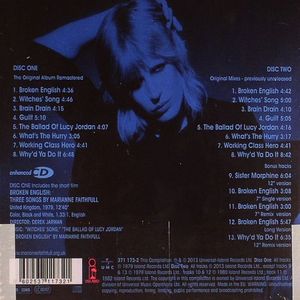 Marianne FAITHFULL Broken English (Deluxe Edition) vinyl at Juno Records.