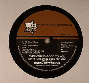 PATTERSON, Bobby - Everything Good To You