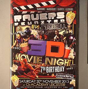 Ravers Re-united: 7th Birthday 3D Movie Night Recorded @ The O2 Academy, Leicester 30/11/13