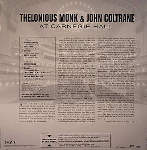 at carnegie hall thelonious monk and john coltrane zippy