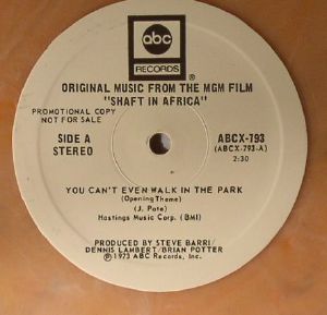 You Can't Even Walk In The Park (Soundtrack)