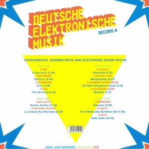 VARIOUS Deutsche Elektronische Musik 4 Record A: Experimental German Rock & Electronic Music ...