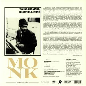 Thelonious MONK Round Midnight (reissue) vinyl at Juno Records.