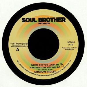 Where Did You Learn To Make Love The Way You Do (reissue)